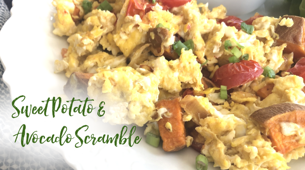 Recipe: Sweet Potato and Avocado Scramble
