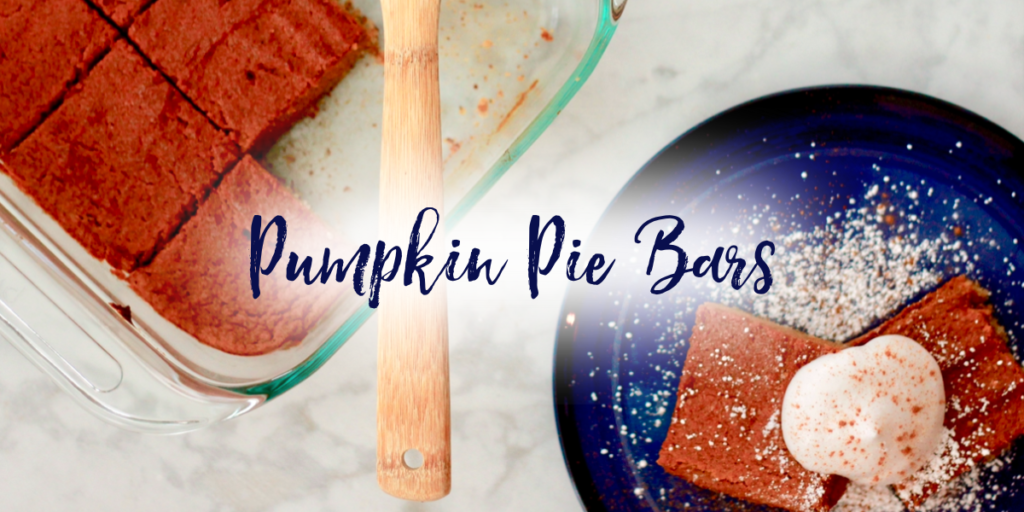 Recipe:  Pumpkin Pie Bars