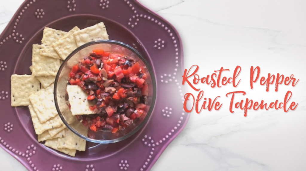 Recipe: Roasted Pepper Olive Tapenade