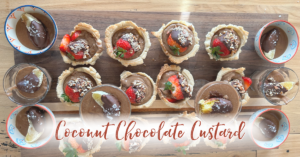 Coconut Chocolate Custard